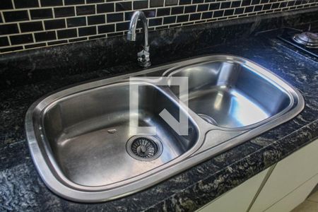 Cozinha de apartamento para alugar com 3 quartos, 160m² em Barra Funda, Guarujá