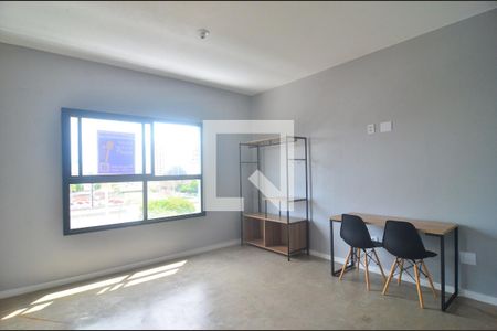 Dormitório e cozinha de kitnet/studio para alugar com 1 quarto, 30m² em Marechal Rondon, Canoas