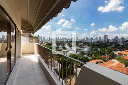 Varanda de apartamento à venda com 4 quartos, 288m² em Brooklin, São Paulo