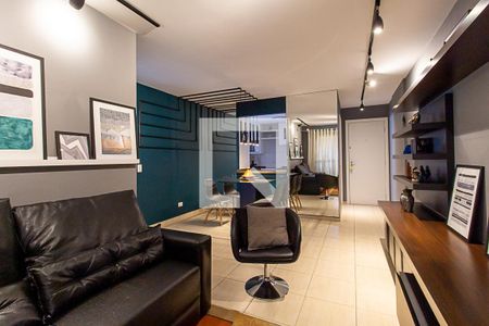 Sala de apartamento para alugar com 3 quartos, 80m² em Água Verde, Curitiba