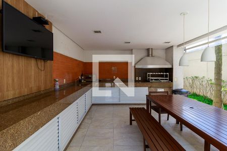 Studio à venda com 40m², 1 quarto e 1 vagaChurrasqueira