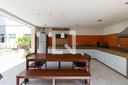 Studio à venda com 40m², 1 quarto e 1 vagaChurrasqueira