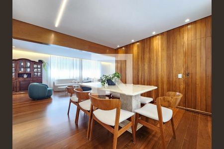 Sala de apartamento à venda com 4 quartos, 196m² em Anchieta, Belo Horizonte