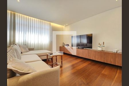 Sala de apartamento à venda com 4 quartos, 196m² em Anchieta, Belo Horizonte