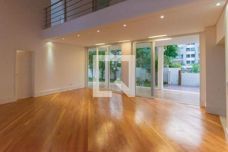 Sala de casa de condomínio para alugar com 5 quartos, 460m² em Loteamento Parque São Martinho, Campinas