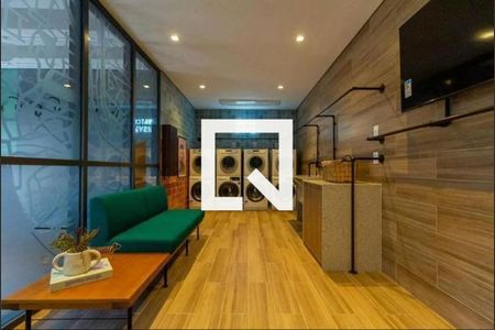 Área comum - Lavanderia de kitnet/studio para alugar com 1 quarto, 22m² em Vila Mariana, São Paulo