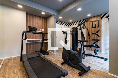 Apartamento para alugar com 29m², 1 quarto e sem vaga Apartamento para alugar com 29m², 1 quarto e sem vagaÁrea comum - Academia