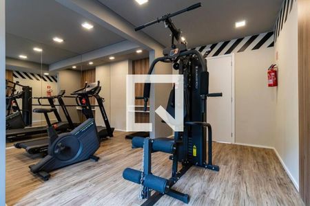 Apartamento para alugar com 29m², 1 quarto e sem vaga Apartamento para alugar com 29m², 1 quarto e sem vagaÁrea comum - Academia