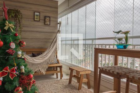 Varanda de apartamento à venda com 3 quartos, 94m² em Centro, São Bernardo do Campo