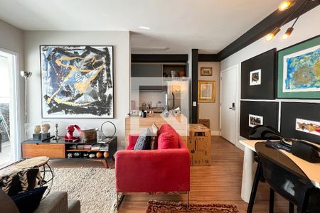 Sala de apartamento para alugar com 2 quartos, 65m² em Barra Funda, São Paulo