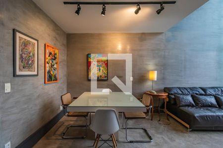 Sala de apartamento à venda com 1 quarto, 65m² em A Industrial, Barueri