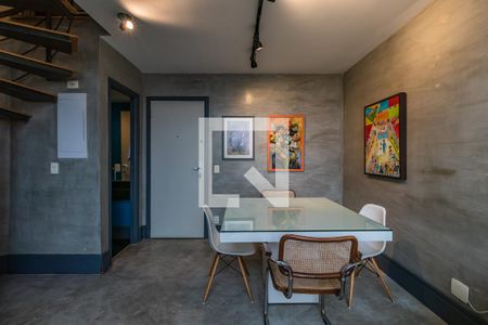 Sala de apartamento à venda com 1 quarto, 65m² em A Industrial, Barueri
