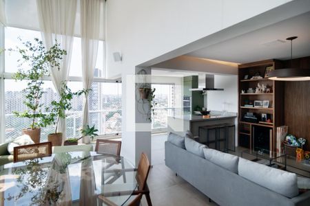 Sala / Varanda de apartamento à venda com 2 quartos, 137m² em Brooklin, São Paulo