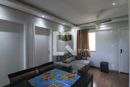 Sala de apartamento para alugar com 1 quarto, 44m² em Jardim Santa Cecilia - Bonfim Paulista, Ribeirão Preto
