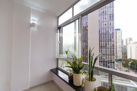 Varanda de apartamento à venda com 2 quartos, 76m² em Bela Vista, São Paulo