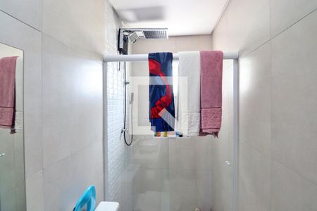 Banheiro do Quarto 1 - Suíte de apartamento à venda com 2 quartos, 103m² em Parque das Nações, Santo André