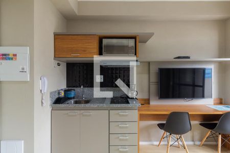 Studio à venda com 27m², 1 quarto e sem vagaCozinha