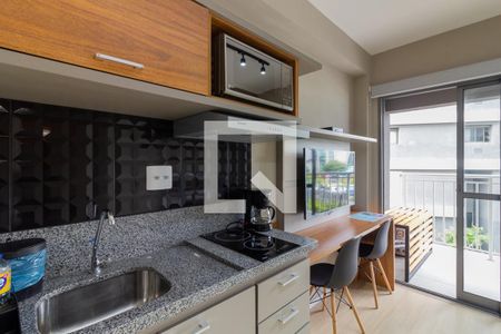 Studio à venda com 27m², 1 quarto e sem vagaCozinha