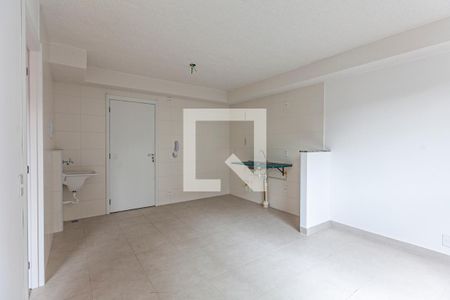 Sala / Cozinha de apartamento para alugar com 1 quarto, 32m² em Barra Funda, São Paulo