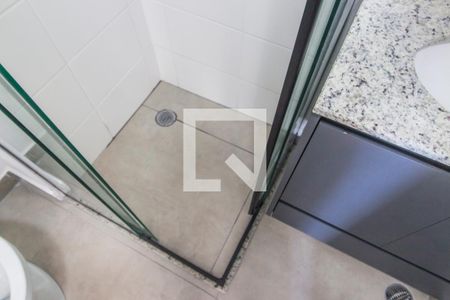 Apartamento para alugar com 52m², 2 quartos e 1 vagaDetalhe do banheiro