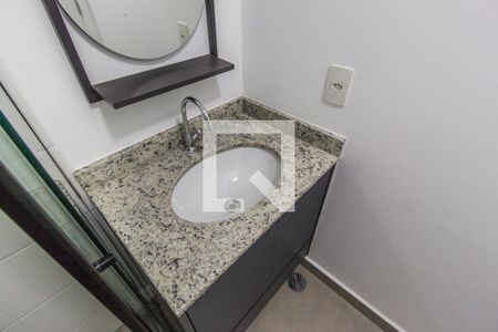 Apartamento para alugar com 52m², 2 quartos e 1 vagaDetalhe do banheiro