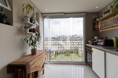 Varanda da Sala de apartamento para alugar com 2 quartos, 50m² em Vila Água Funda, São Paulo