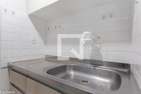 Cozinha studio de kitnet/studio para alugar com 1 quarto, 26m² em Vila Indiana, São Paulo