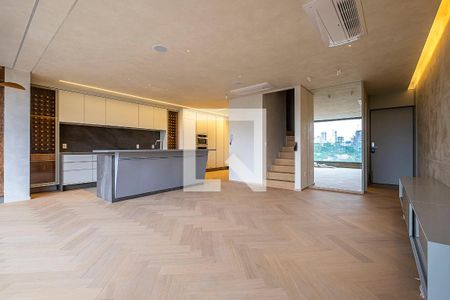Sala/Cozinha de apartamento para alugar com 1 quarto, 136m² em Cerqueira César, São Paulo