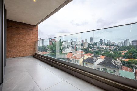 Apartamento para alugar com 136m², 1 quarto e 2 vagasSuíte - Varanda