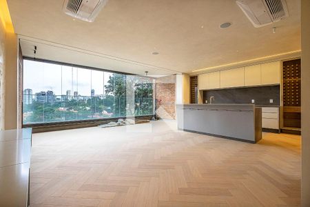 Sala/Cozinha de apartamento para alugar com 1 quarto, 136m² em Cerqueira César, São Paulo