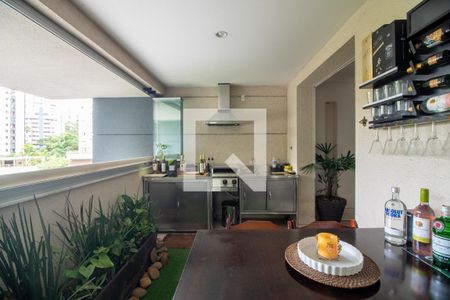 Varanda da Sala de apartamento à venda com 3 quartos, 182m² em Jardim Londrina, São Paulo