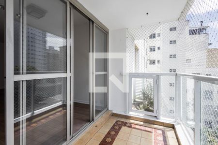 Varanda da Sala de apartamento para alugar com 3 quartos, 110m² em Cerqueira César, São Paulo