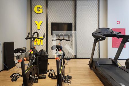 Studio para alugar com 20m², 1 quarto e sem vaga Studio para alugar com 20m², 1 quarto e sem vagaÁrea comum - Academia