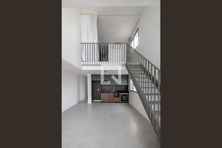Sala/Cozinha - Varanda de apartamento à venda com 1 quarto, 80m² em Jardim Paulista, São Paulo