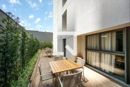 Studio para alugar com 25m², 1 quarto e sem vaga Studio para alugar com 25m², 1 quarto e sem vagaÁrea comum - Salão de festas