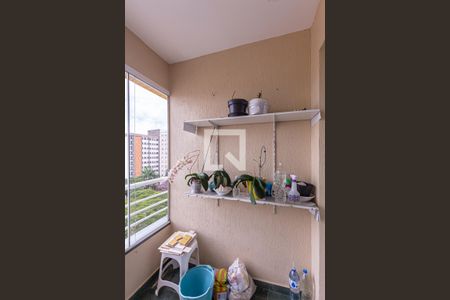 Varanda da Sala de apartamento à venda com 2 quartos, 70m² em Vila Gilda, Santo André