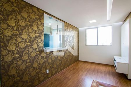 Sala de apartamento para alugar com 2 quartos, 45m² em Vila Homero Thon, Santo André