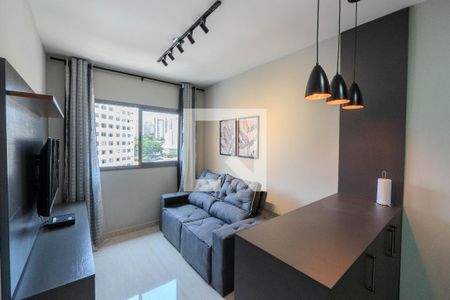 Sala/Cozinha de apartamento à venda com 1 quarto, 26m² em Bela Vista, São Paulo