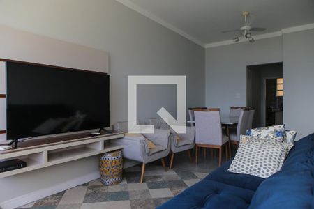 Sala de apartamento para alugar com 2 quartos, 90m² em Boqueirão, Santos