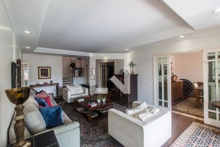 sala de casa de condomínio à venda com 5 quartos, 540m² em Alphaville Residencial Zero, Barueri