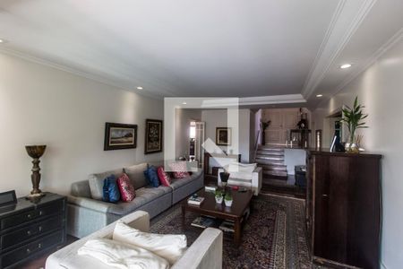 sala de casa de condomínio à venda com 5 quartos, 540m² em Alphaville Residencial Zero, Barueri