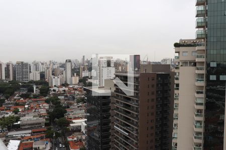 Vista da Sala de apartamento à venda com 2 quartos, 62m² em Pinheiros, São Paulo