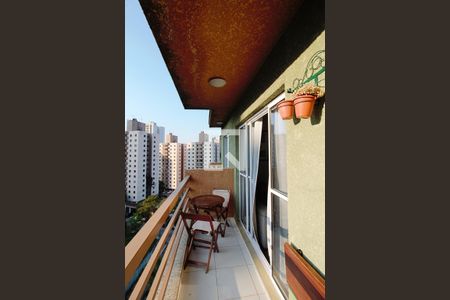 Varanda da Sala de apartamento à venda com 2 quartos, 55m² em Jardim Ampliação, São Paulo