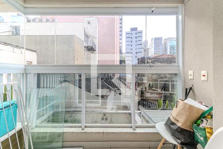 Varanda de kitnet/studio para alugar com 1 quarto, 39m² em Santa Cecília, São Paulo
