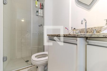 Banheiro de kitnet/studio para alugar com 1 quarto, 39m² em Santa Cecília, São Paulo