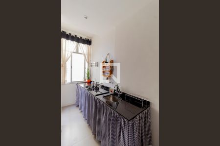 Cozinha de kitnet/studio à venda com 1 quarto, 20m² em Flamengo, Rio de Janeiro