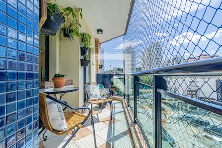 Varanda da Sala de apartamento à venda com 4 quartos, 164m² em Vila Suzana, São Paulo