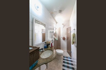 Banheiro da Suíte de apartamento à venda com 3 quartos, 87m² em Nova Suíssa, Belo Horizonte