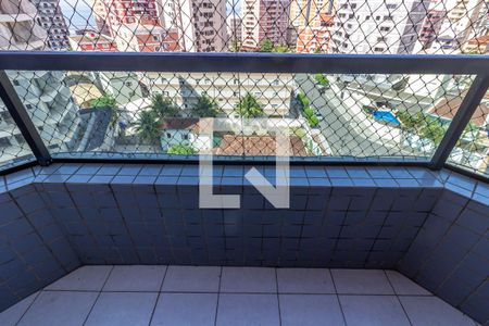 Detalhe da varanda de apartamento para alugar com 2 quartos, 75m² em Tupi, Praia Grande