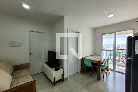 Sala/Cozinha de apartamento à venda com 1 quarto, 32m² em Vila Moinho Velho, São Paulo